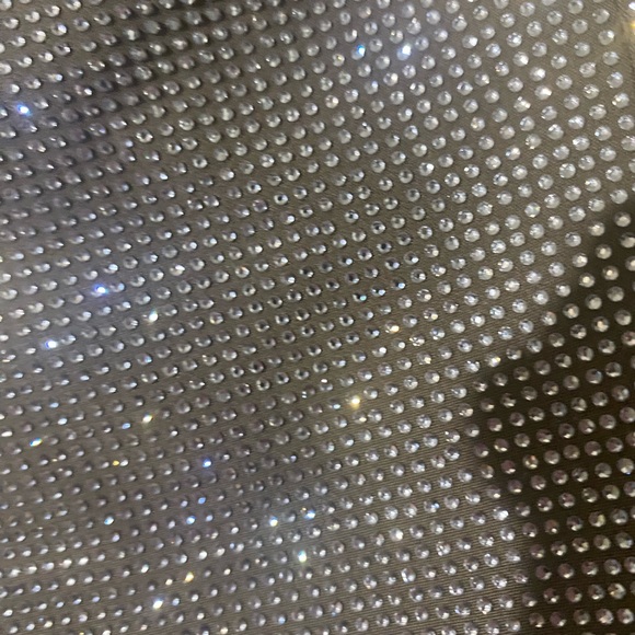 Fashion Nova sparkle rhinestone strapless top - Picture 3 of 10